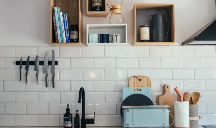 best way to clean wall tiles in kitchen